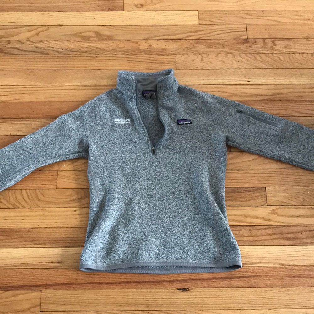 Gray Patagonia Half Zip